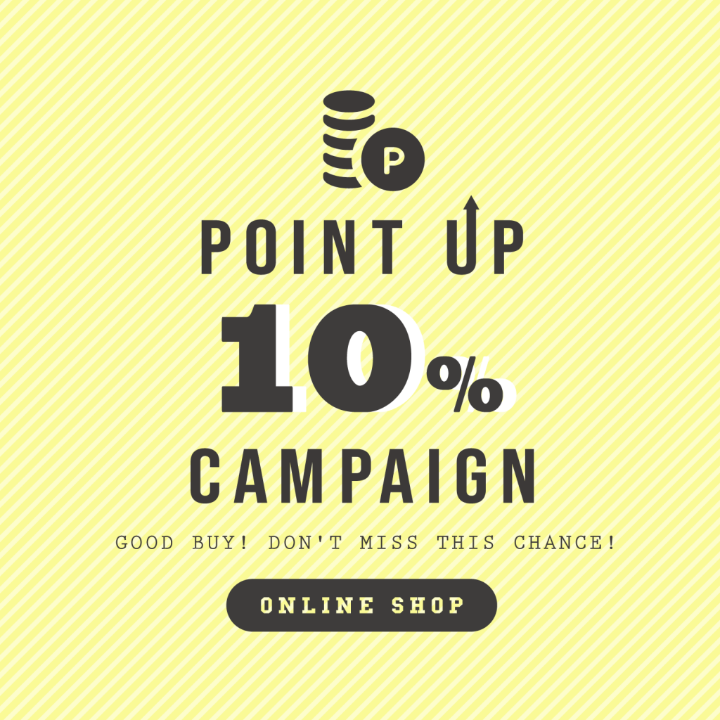 ポイントアップキャンペーン / 期間中はポイント10%還元 | CAMPAIGN | Crisp(クリスプ)ONLINE SHOP